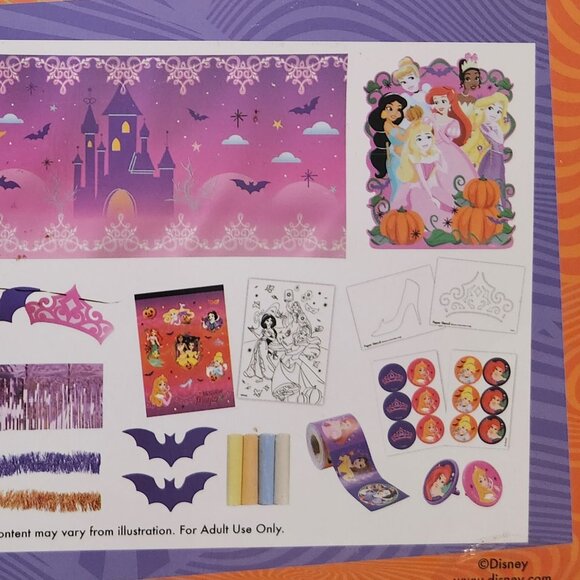 Disney Princess Trunk or Treat Kit 200-Piece "Halloween" Set, Props, NEW - Picture 14 of 16